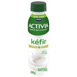 DANONE, ACTIVIA Lait fermenté au kéfir nature ACTIVIA 280g