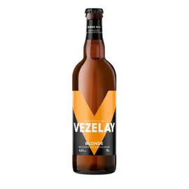 BRASSERIE DE VÉZELAY Vezelay bière blonde bio pur malt 4.6% alc. 750ml