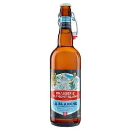BRASSERIE DU MONT BLANC Bière blanche artisanale 75cl