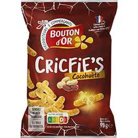 BOUTON D'OR Biscuits apéritif Cricfie's cacahuète 90g