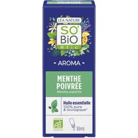 LÉA NATURE, SO'BIO ÉTIC Huile Essentielle de Menthe Poivrée Bio 10ml