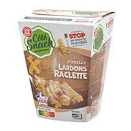 MARQUE REPÈRE, CÔTÉ SNACK Pates fusili Raclette 300g