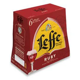 LEFFE Bière belge Ruby 6x25cl