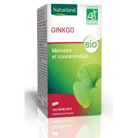 NATURLAND Complément alimentaire mémoire et concentration Bio x150