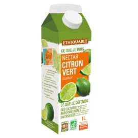 ÉTHIQUABLE Nectar citron vert Equateur Bio 1l