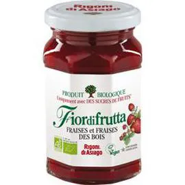 RIGONI DI ASIAGO, FIORDIFRUTTA Confiture de fraises et fraises des bois bio 250g