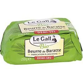 LE GALL Beurre de baratte moulé au sel de Guérande, BIO 250g 