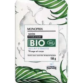 MONOPRIX BIO Savon solide lait d annesse 150g