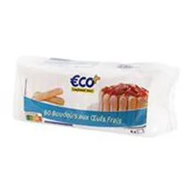 ECO+ Biscuits aux oeufs x60 400g