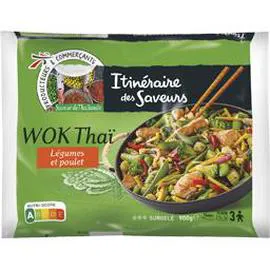 ITINÉRAIRE DES SAVEURS Wok Thaï légumes et poulet 900g