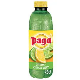 PAGO Boisson citron-citron vert 75cl