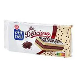 MARQUE REPÈRE, P'TIT DÉLI Gâteau multicouche Genoise fourré chocolat 175g