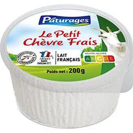 PÂTURAGES Fromage Le Petit chèvre frais 200g