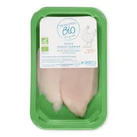 MONOPRIX BIO ORIGINES Filets De Poulet Fermier X2 300g