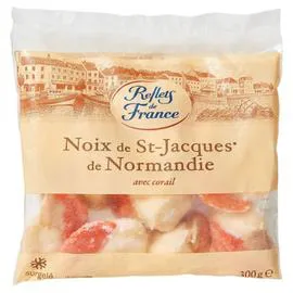 REFLETS DE FRANCE Noix de St-Jacques avec corail de Normandie 300g