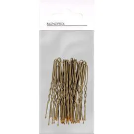 MONOPRIX ACCESSOIRES S 40 Epingles Chignon Couleur Bronz l'unité