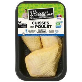 LA NOUVELLE AGRICULTURE Cuisses de poulet blanc 450g