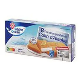 MARQUE REPÈRE, PÊCHE OCÉAN Poisson pané - MSC Colin d'alaska - x8 400g