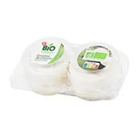 MARQUE REPÈRE, BIO VILLAGE Crottin chèvre Bio 2x60g