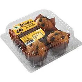 NOTRE SÉLECTION Muffins vanille aux pépites de chocolat x4