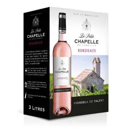  AOC Bordeaux Rosé  La petite chapelle de Bordeaux 3l
