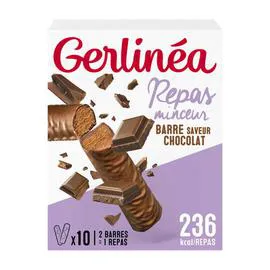 GERLINÉA Barre saveur chocolat x10 310g