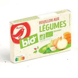 AUCHAN BIO Bouillon aux légumes et aromates 80g