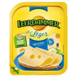 LEERDAMMER Fromage en Tranche Le Léger 17% Mat.Gr. 200g