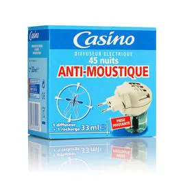 CASINO Diffuseur anti-moustiques 45 nuits x1