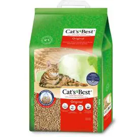CAT' BEST Litière végétale agglomérante à base de bois 8,6kg