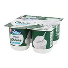 MARQUE REPÈRE, DÉLISSE Yaourt brassé chèvre Nature 4x125g