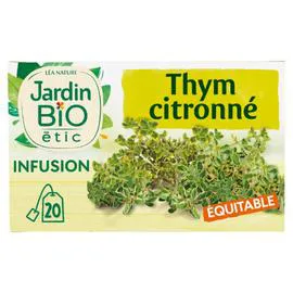LÉA NATURE, JARDIN BIO ÉTIC Infusion thym citron Bio 30g