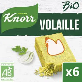KNORR Bouillon de poule bio 6x10g