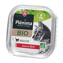 PLÉNIMA Terrines pour chats Boeuf bio 100g