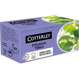 COTTERLEY Infusion tilleul x25