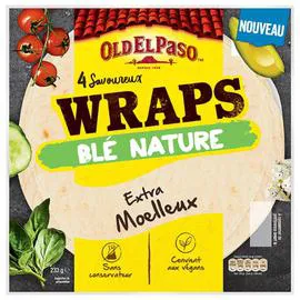 OLD EL PASO Wraps de blé nature 233g