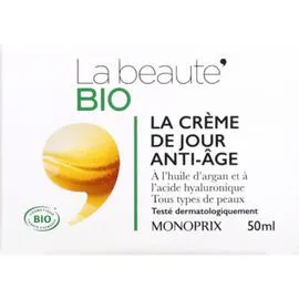 LA BEAUT{ BIO Monoprix La Beauté Bio La Crème De Jour Anti-Âge 50ml