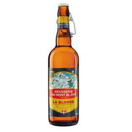 BRASSERIE DU MONT BLANC Bière La Blonde 75cl