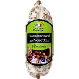 DEBROAS Saucisson sec noisettes pur porc 180g