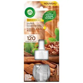 AIR WICK Recharge diffuseur électrique Cannelle & Bois 19ml