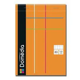 DOMÉDIA Bloc notes non perforé 10,5 x 14,8, 160p l'unité