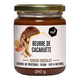 NU3 Beurre de cacahuète chocolat 250g