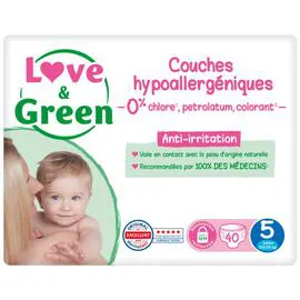 LOVE AND GREEN Couches Ecologiques T5 x40