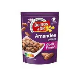 BOUTON D'OR Amandes grillées goût fumé 100g