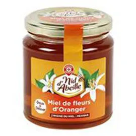 MARQUE REPÈRE, NID D'ABEILLE Miel fleurs d'oranger 375g