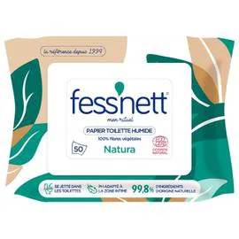 FESS'NET Papier toilette humide Hypoallergénique Natura - x50 x50