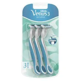 GILLETTE, VENUS Rasoir Jetable Femme Sensitive x3