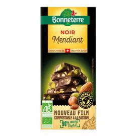 BONNETERRE Chocolat Noir Mendiant Bio 100g