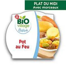 MARQUE REPÈRE, BIO VILLAGE Assiette Pot au feu - 18 mois 260g