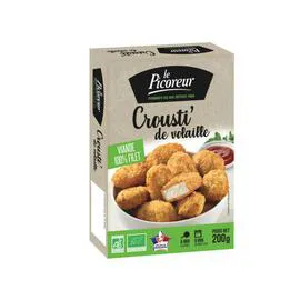 LE PICOREUR Crousti’ de Volaille Bio x10 200g